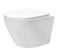 Toilet Bowl Rea Carlo Lux Rimless White With Bidet Function