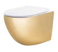 Toilet Bowl Rea Carlo Mini Tornado Nf White Gold