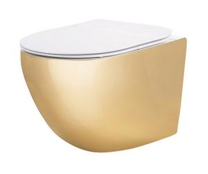 Toilet Bowl Rea Mini Tornado Nfq White Gold, Ceramics