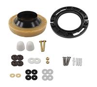 Toilet Bowl Sealing Kit Durable Gas Odor Leak Proof for Home Hotel Plastic Stainless Steel