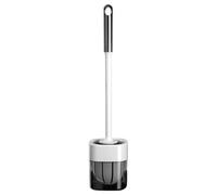 Toilet Brush And Holder Set - PP 10x9.5x43cm | Toilet Bowl Brush And Holder | Wall-mounted Bathroom Toiilet Cleaner Brussh For Home, Bathroom Hygiene, Easy Cleaning