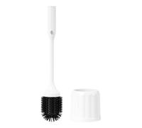 Toilet Brush, Electric Toilet Brush with Holder, Drill-Free Wall Mounting, Corner Cleaner for Men and Parents