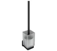 Toilet Brush Holder With Brush Wall Mounted Free Standing Glass Set
