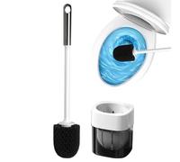 Toilet Brush PP - Mounted Bathroom Cleaner, Slim Tile Grout Scrubber, Portable Washroom Sanitation Tool, Sturdy Shower Floor Accessory | Household Tub Home Cleaning Setup For Regular Scraping Scrubbin