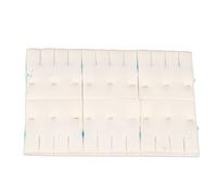 Toilet Brush Replacement Refills, 12Pcs Toilet Brush Replacement Refills Non Woven Fabric 15.5 X 10.5cm Household Bathroom for Brushes (Lemon)