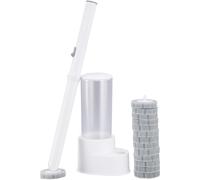 Toilet Brush Set - Detachable Brush with Holder Toilet Wand Kit | Reusable Scrubber Cleaner Bathroom Cleaning Tool for Home Bathroom