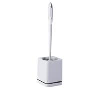 Toilet Brush SetWallMounted Plastic Bathroom Cleaning Brush with Long HandleNo Drilling RequiredHome Essentials for Easy Toilet Maintenance