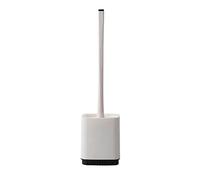 Toilet Brush Toilet Brush Holder Household Wall Mounted Toilet Brush Bathroom No Dead Corner Soft Bristles Cleaning Brushes Toilet Pot Brush Set Toilet Accessories (Color : White) (White)