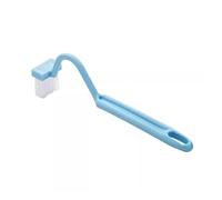 Toilet Brush Toilet Brush S Shape Portable Cleaner Curved Edge Corner Handle Bathroom Supplies Cleaning Household Tools Accessories(Blue)