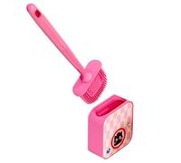 Toilet Brush - Toilet Brush with Quick Drying Holder | Wall Mounted Toilet Brush | Tool Set for Cleaning Agents, Long Gear with Bathroom Accessories for Household Homes RV with Long Gang Flec