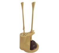 toilet brush, Toilet Cleaning Brush Plunger and Bowl Combo Long Handle Standing on The Floor