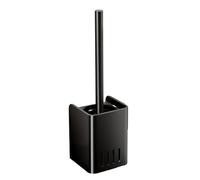 Toilet Brush with Holder Set, Non-Scratch Bristles & Durable Rust-Resistant Design, Compact Bathroom Cleaning Tool for Home, Apartment, Hotel