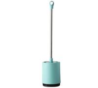 Toilet Brush with Holder Wall Mounted & Floor Standing Bathroom Cleaner Scrub Brush with Solid Handle Slish Home Decor (Green)