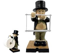 Toilet Butler Statue, Funny Gentleman Tissue Holder Sculpture, Toilet Paper Holders Pinching Nose Men's Ornaments, Home Decor