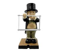 Toilet Butler With Roll Paper Holder, Funny Toilet Butler Statue, Resin Toilet Paper Butler Figures, Novelty Toilet Paper Stand, Spoof Toilet Paper Statue Toilet Accessory (black paper holder)