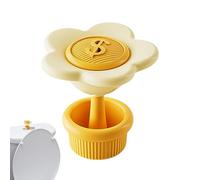 Toilet Button Accessory - High-Performance, Versatile, Push Button Flush Cassette with Holder Aromatic Tablets, Toilet Seat Riser Shape Of Elderly | Multipurpose Outdoor Indoor Utility
