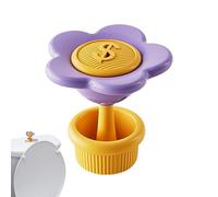 Toilet Button Press - ABS 4.5 x 4.5 x 4.5 cm Flower Shaped Flush | Aid to Support Water Tank Flush for Homes, Hospitals and Public Toilets