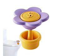 Toilet Button Pulstri - Flush Bath, Floral Flush Assist Tool for Water Tank | Aromatherapy Tablet Insert Lid Lifter for Kids, Indeed