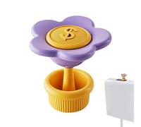 Toilet Button Pushers, Flower Shape Flush, 1.70.06x77x1.77 inches Press Water Tank Assist Tool, Top Push Toilet Flusher for Elderly Disabled, Hospital, Public Restroom Bathroom