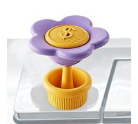 Toilet Button Pushers - Flower Shape Toilet Flusher, Water Tank Flush Assist Tool with Compact Resin Construction, Easy to Operate Push Button for Hospital Home Public Restroom Bathroom