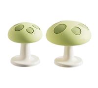 Toilet Button - Silicone Mushroom Press - Tank Aid for Flush Assistance - Home Improvement Tool, 2 Piece Accessory Set with Versatile Fit, Compound