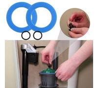 Toilet Canister Flush Valve Seal Kit 2 Pack Replacement for Champion 4, Part Number 73011110070A