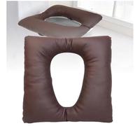 Toilet Chair Anti-Bedsore Cushions, PU Shower Chair Seat Pad Thick Cotton Soft Pad For Bedside Commode Seat Toilet Chair Waterproof Shower Seat Wheelchair For Elderly Bedridden