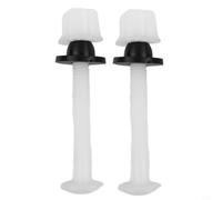 Toilet Cistern Attachment Kit Close Coupling Bolts For Renovation Pan Reuse Plastic Stainless Steel 75mm 79mm 1 Pair White/Silver(Plastic)