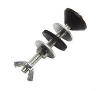 Toilet Cistern Attachment Kit Featuring Close Coupling Bolts for Use in Renovation Projects Requiring Pan Reuse (Stainless Steel)