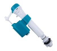 Toilet Cistern Bottom Entry Inlet Flush Valve with Adjustable Height 21-30cm Silent Water Saving ABS Fill Float for High Pressure Hand Press Flush System Bathroom Replacement Parts