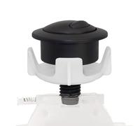 Toilet Cistern Button, Durable Push Button with Drain Option, Replacement Solution for Bathroom Home Maintenance