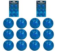Toilet Cistern Cleaner Blue Blocks 12 Pack | Loo Bowl Ocean Scent Freshener Tablets | Stain & Limescale Remover | Each Lasts 14 Days Blue Water Fresh Scent | Easy Use Toilet Cleaning Tablets