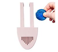 Toilet Cistern Cleaning Tablets Holder, Non-Slip, With Practical Hanging Hook, For Home, Boat, Holiday House