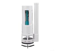 Toilet Cistern Dual Flush Valve, 25cm Adjustable Height White Toilet Cistern Dual Flush Push Button Valves Replacement