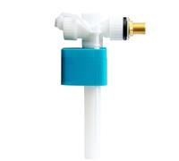 Toilet Cistern Flush Valve Linear Control Toilet Fitting Outlet Valve Water Saving Flush Kit Tank Drain Fittings System(Side Intake-1)