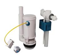 Toilet Cistern Flush Valve Toilet Tank Flush Valve Adjustable Flushing System wc Cistern Downloader Discharge(Side-in-Set)