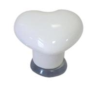 Toilet Cistern Push Button - Toilet Flush Button Extension Push Button for Toilet Drain Aid Heart Shape | Replacement Toilet Drain Tool for Handles
