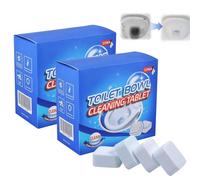 Toilet Cleaner, 2025 New Toilet Blocks, Toilet Freshener Heavy Duty, Foaming Toilet Cleaner Tablets, Bleach Cleaner, Fizzy Fresheners (2, blue)