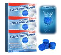 Toilet Cleaner, 2025 New Toilet Cleaner Tablets,Toilet Limescale Remover Heavy Duty, Touch Free Fizzy Foam Toilet Cleaners, Bleach Cleaner (3, bule)