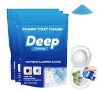 Toilet Cleaner, 2025 Upgrade Toilet Cleaner Limescale Remover, Self Activating Powder for Toilet Bowl Cleaning, Fast Acting Heavy Duty Drain Gel, Shower Drain Unblocker for All Pipes (3)