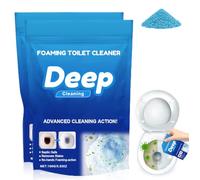 Toilet Cleaner, 2025 Upgrade Toilet Cleaner Limescale Remover, Self Activating Powder for Toilet Bowl Cleaning, Fast Acting Heavy Duty Drain Gel, Shower Drain Unblocker for All Pipes (2)