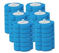 Toilet Cleaner Refill Pads, Disposable Toilet Cleaning System Refills, 36PCS Toilet Brush Head, Flat-shape Toilet Wand Refills, Portable Toilet Brush Replacement for Loo Bathroom Lavatory Blue