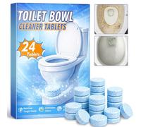Toilet Cleaner Tablets, Heavy Duty Toilet Bowl Cleaner Limescale Remover, Removes Tough Stains, Deodorising & Fresh, Prevents Clogging, Protects Glaze for Cleaning Toilet, Bathroom