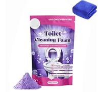 Toilet Cleaner,Toilet Cleaning Foam,Insta-Action Foam for Sparkling Clean Toilet with Zero Effort,Eliminates Stains in 20 Min,No Scrub Cleaning,Powerful Cleaning,With Rag (1PC)