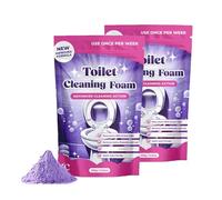 Toilet Cleaner, Toilet Cleaning Foam, Toilet Cleaning Powder, Touch Free Foaming, Insta-Action Deep Cleansing, and Retains Fresh Fragrance, Removes Stains in 20 Minutes, Pack of 2