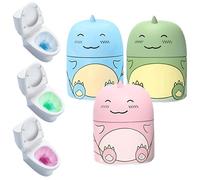 Toilet Cleaner & Toilet Deodorizer Wonder, Cute Dinosaur-Shaped Toilet Bowl Cleaner Bottle, Bathroom Toilet Tank Cleaner with Ocean, Jasmine, and Peach Scent, One Bottle for 3 Months (Mix-3pcs)