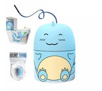 Toilet Cleaner & Toilet Deodorizer Wonder,Cute Dinosaur-Shaped Toilet Bowl Cleaner Bottle, Magic Toilet Cleaning Bottle, Bathroom Tank Cleaner with Ocean and Peach Scent (Blue)
