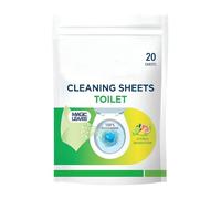 Toilet Cleaning 20 Sheets - Hygienic Cleanliness Powerful Against Dirt & Limescale - Removes Bad Odours with Brilliant Shine - Citrus Sensation