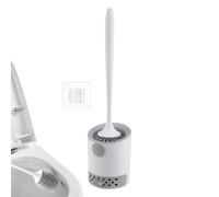 Toilet Cleaning Brush - Toilet Brush with Holder and Holder, Wall Mounted Cleaning Utensils Essential for Home Bedroom Office Floor Restaurant