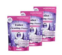 Toilet Cleaning Foam, Fizzclean Toilet Cleaner, Insta-Action Fizzclean Foam, Eliminates Stains In 20 Min, Certified Septic-Safe Formula For Limescale, Rust & Odor Removal (3)